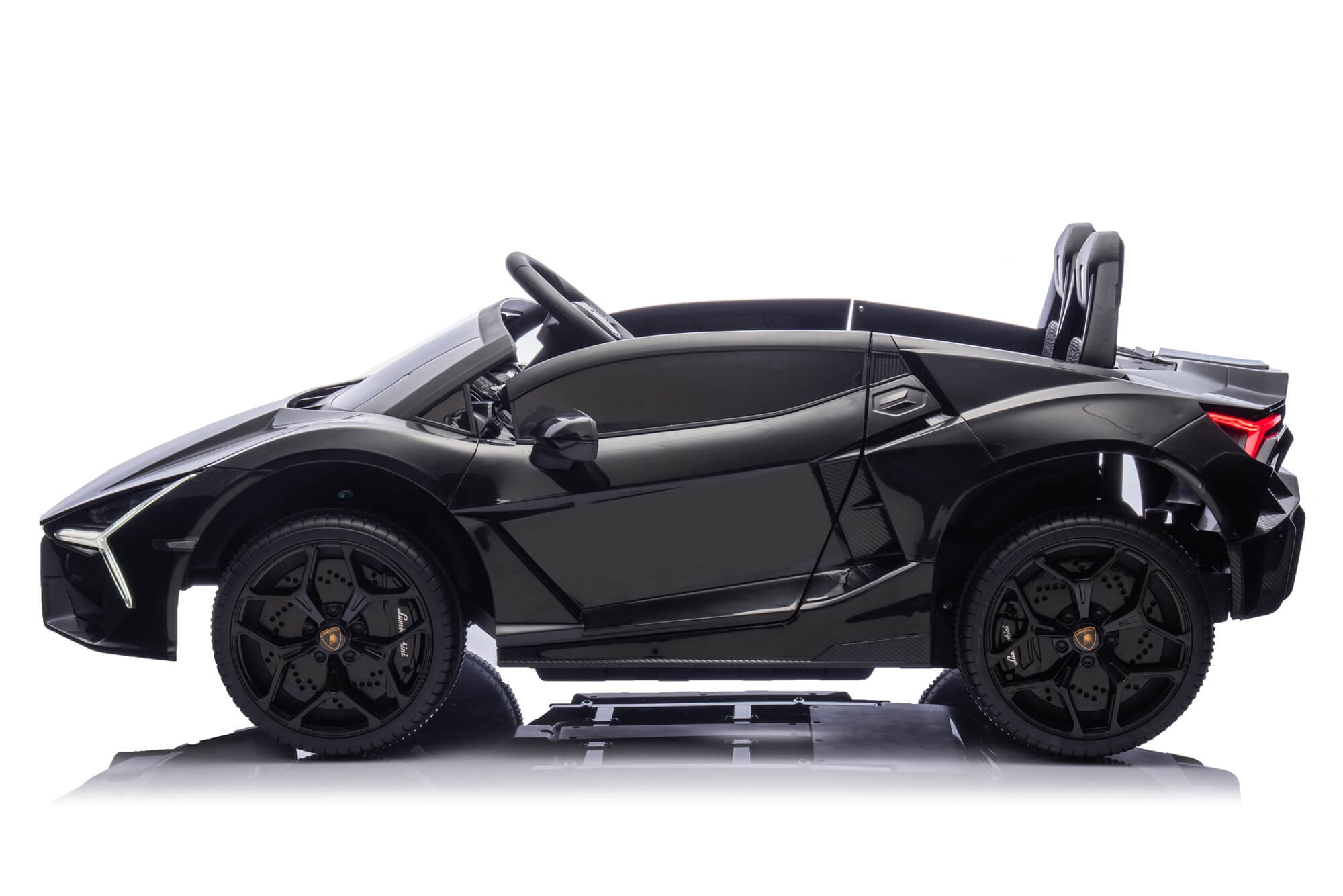 24V / 9 MPH Lamborghini Revuelto Two-Seater Kids Ride On Car – Black