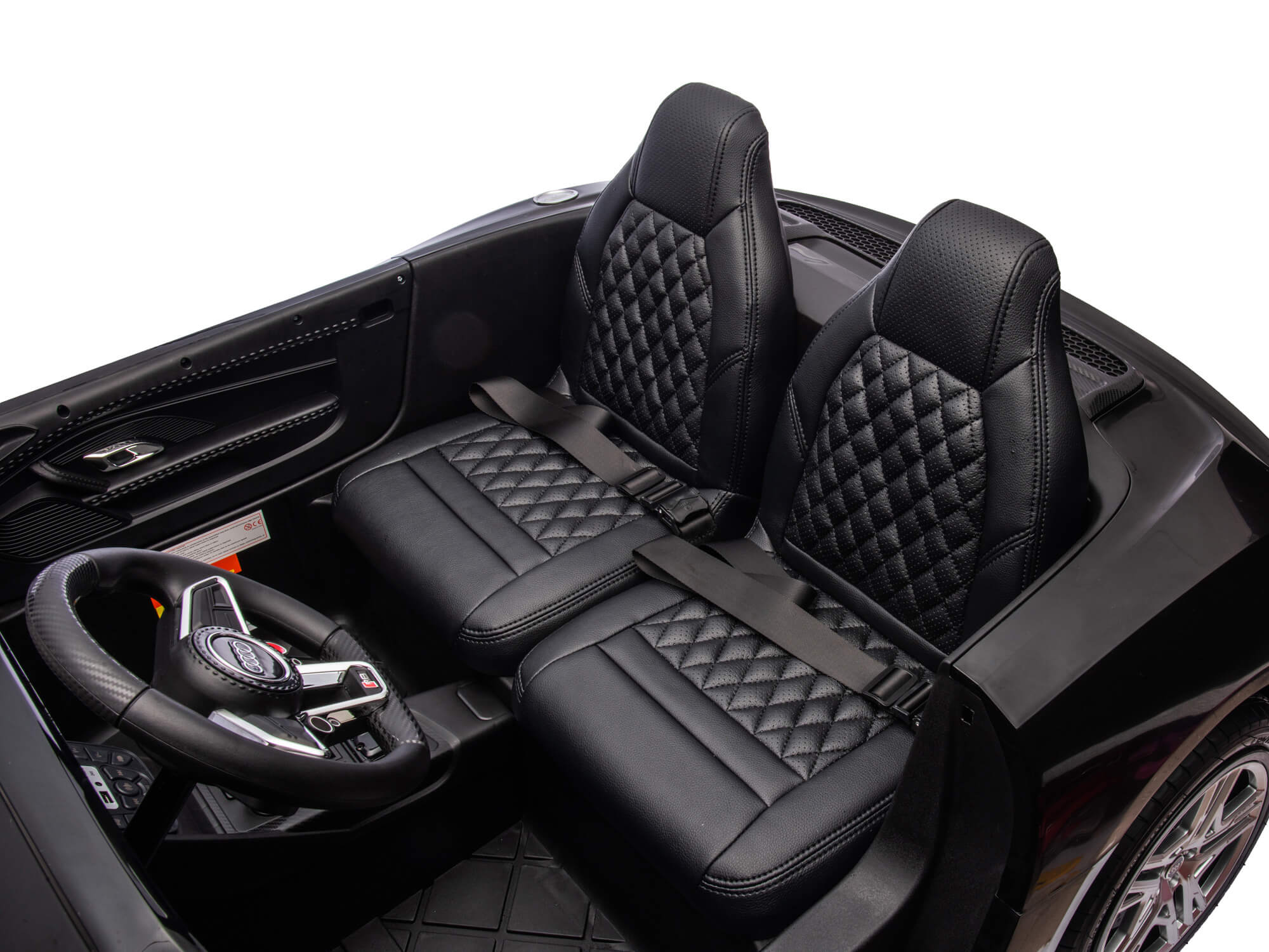 24V Audi R8 Spyder 2 Seater Ride on Car for Kids - White