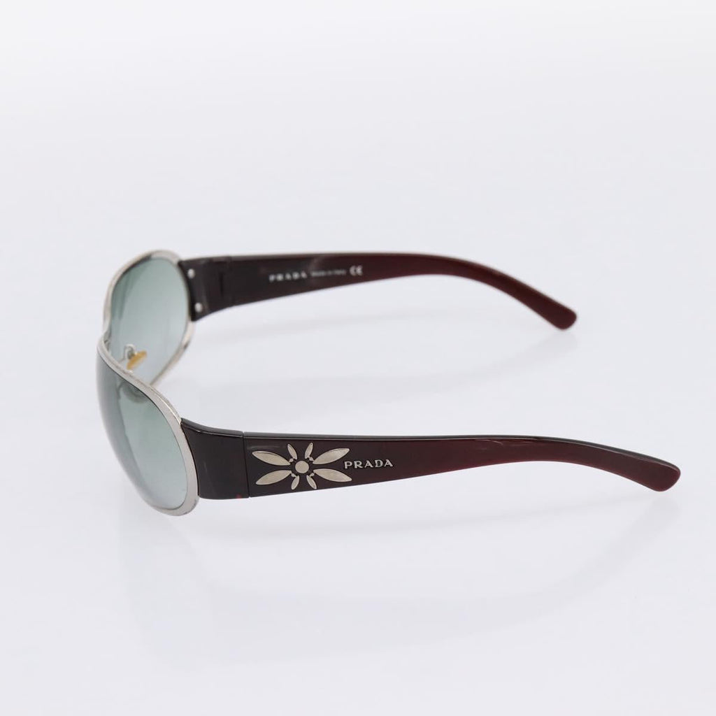 PRADA Sunglasses plastic Red Auth bs36966