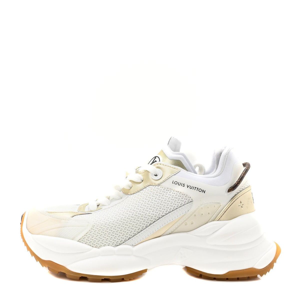 Monogram Calfskin Run 55 Sneakers 37 White