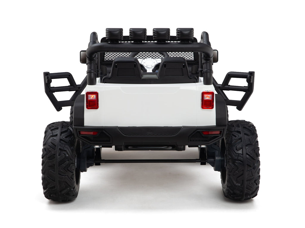 Nighthawk Kids 24V Battery Operated Ride On Truck With Remote - White