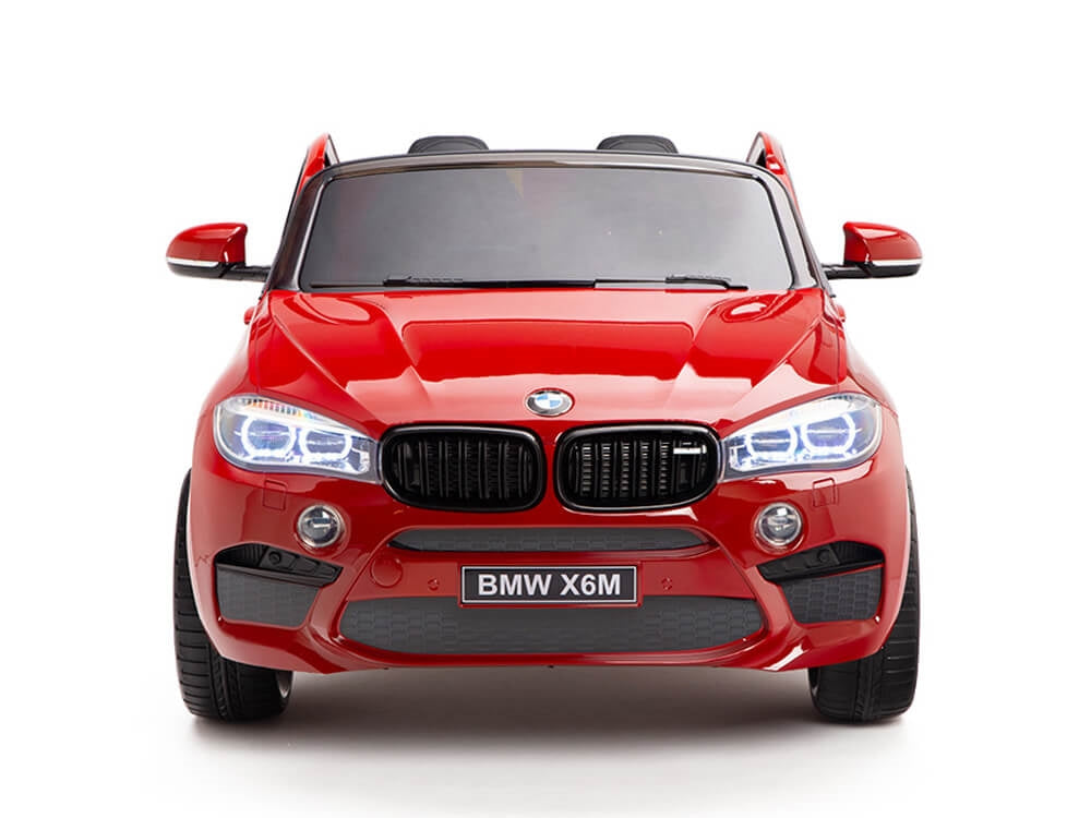 Two Seat BMW X6M Kids 12V Ride On Car with Remote - Red