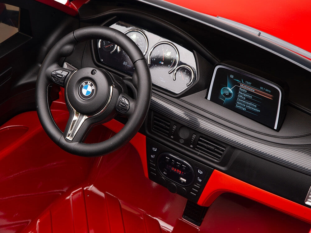 Two Seat BMW X6M Kids 12V Ride On Car with Remote - Red