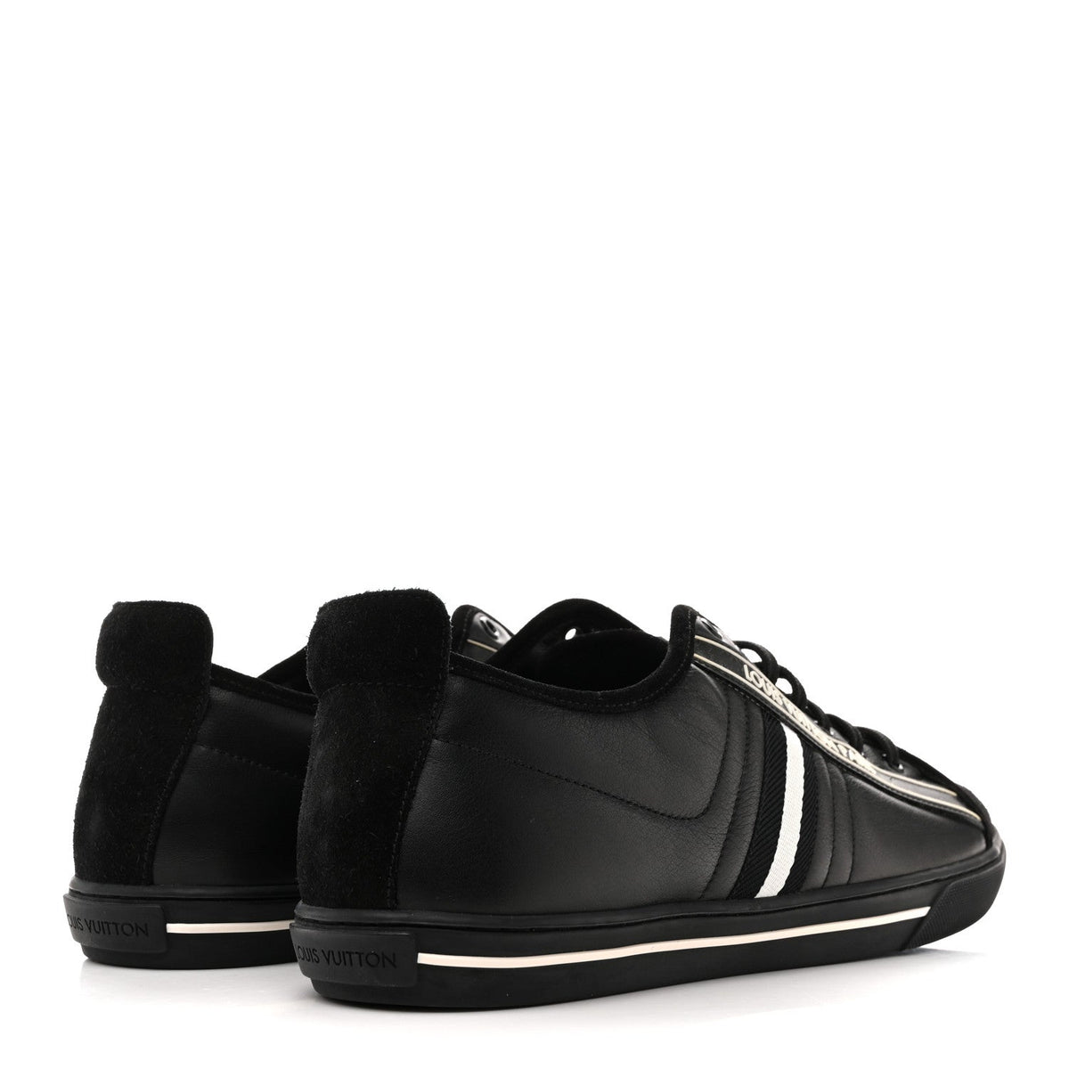 Calfskin Mens Cosmos Sneakers 8 Black