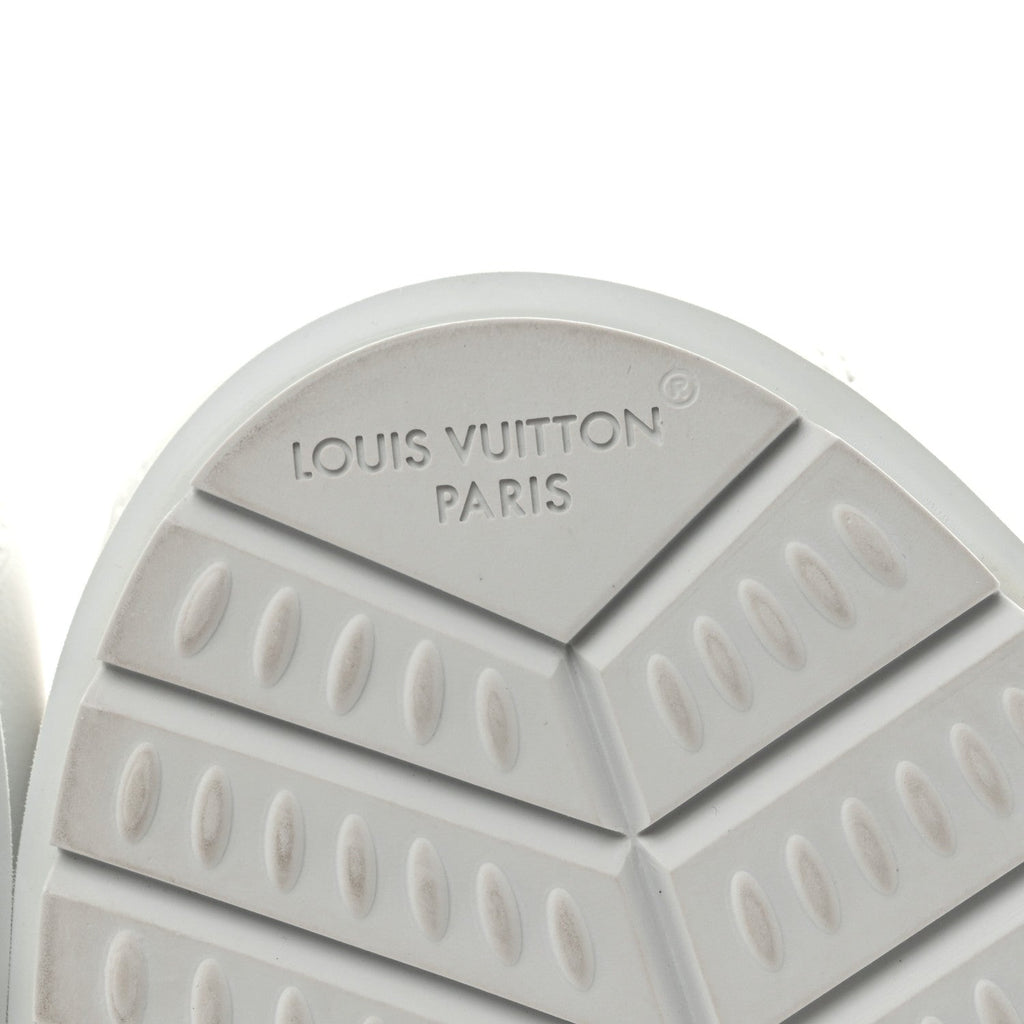Lambskin Vachetta Mens LV Buttersoft Sneakers 10 White