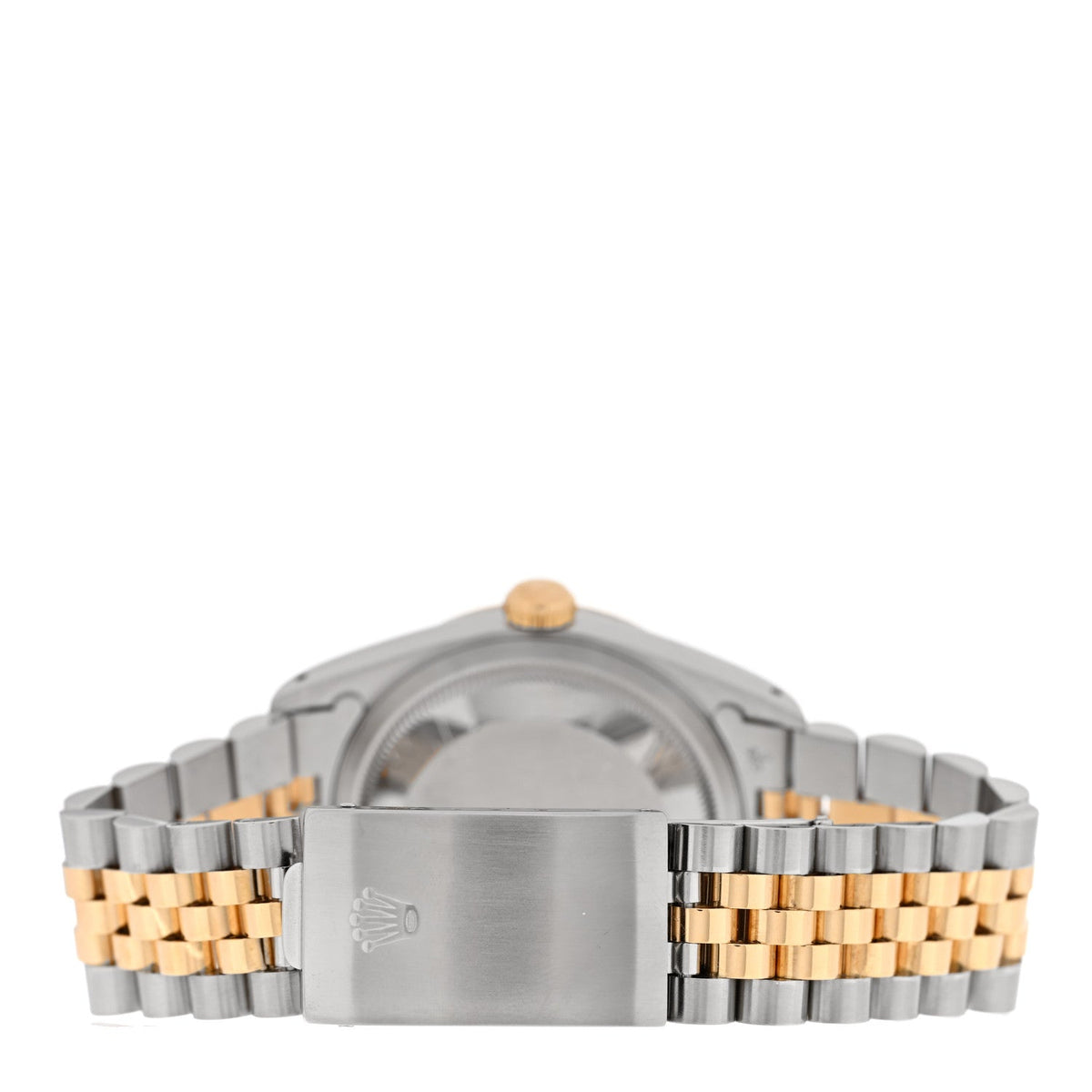 Stainless Steel 18K Yellow Gold 36mm Oyster Perpetual Datejust Watch Champagne Linen 16233