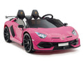 24V Lamborghini SVJ Ride On DRIFT Car with Remote Control - Pink