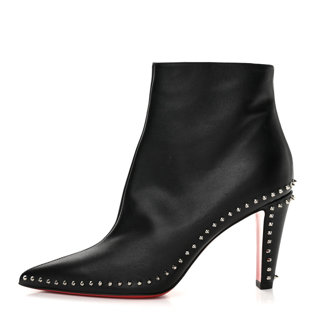 Calfskin Hongroise 85 Ankle Boots 38.5 Black