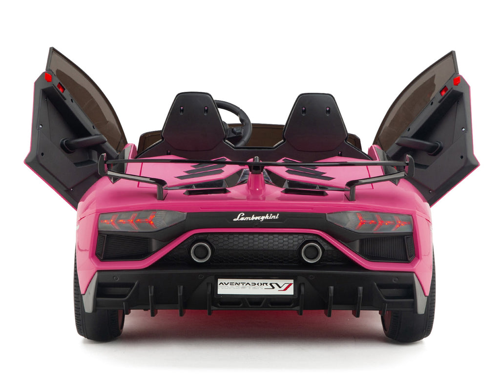 24V Lamborghini SVJ Ride On DRIFT Car with Remote Control - Pink