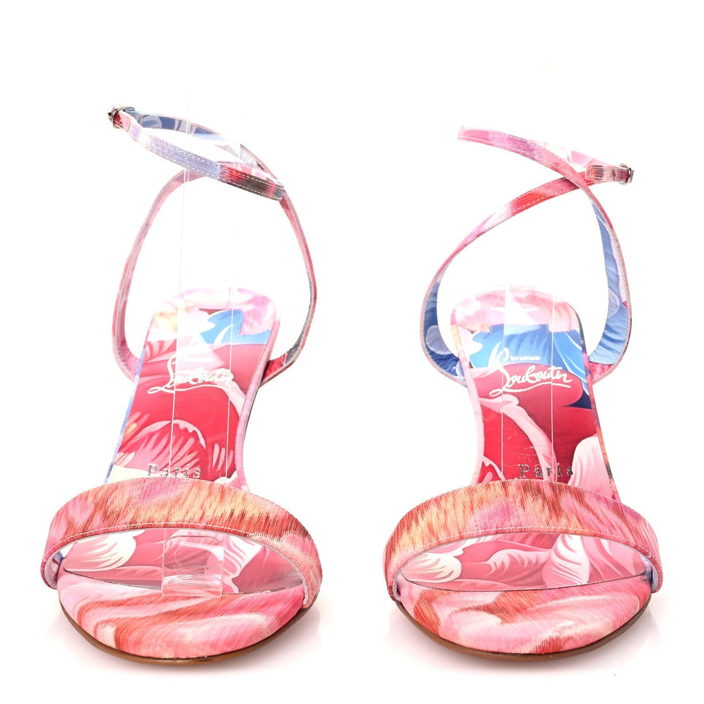 Tissu Chine Peonies Miss Z 80 Sandals 39.5 Multi Lin