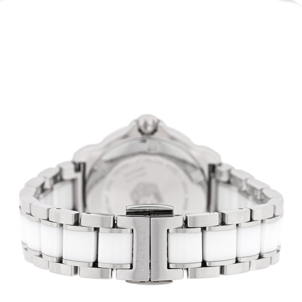Stainless Steel Ceramic Diamond 32mm Formula 1 Quartz Watch White WAH1313