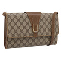 GUCCI GG Supreme Shoulder Bag PVC Beige Gold 94 02 050 Auth ep15966