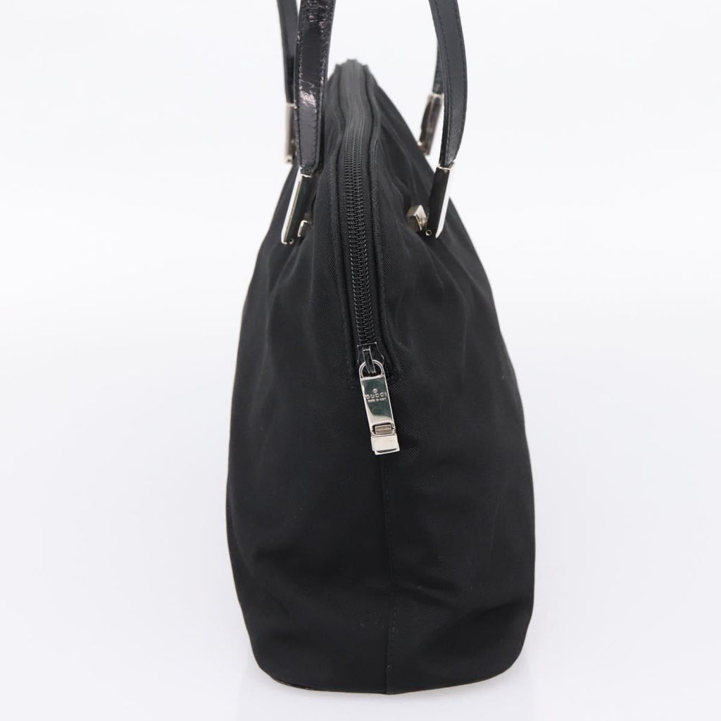 GUCCI Shoulder Bag Nylon Black Silver 002 1038 Auth ep16102
