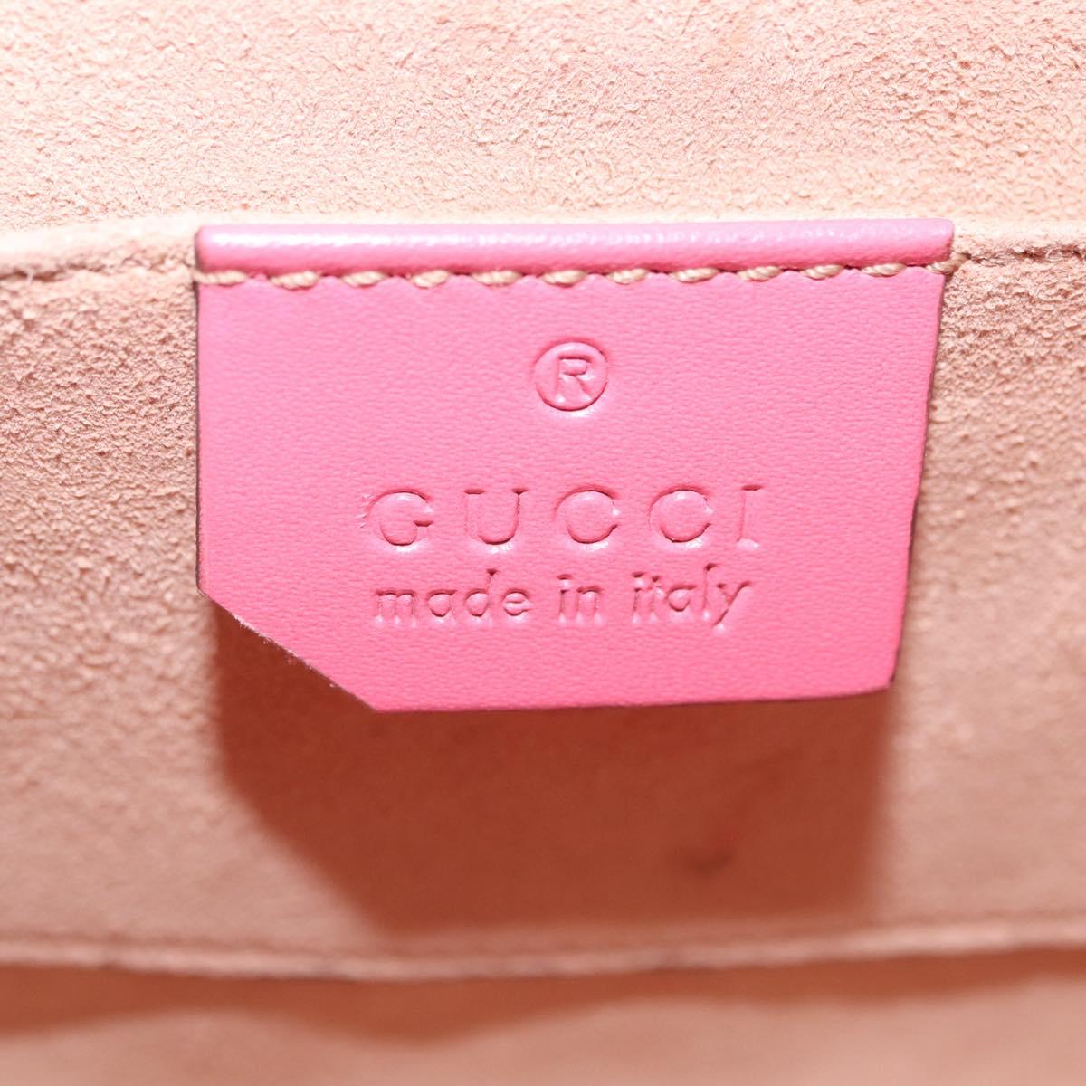 GUCCI GuccissimaGG Padlock Chain Shoulder Bag Leather 409487 Auth ep16719M
