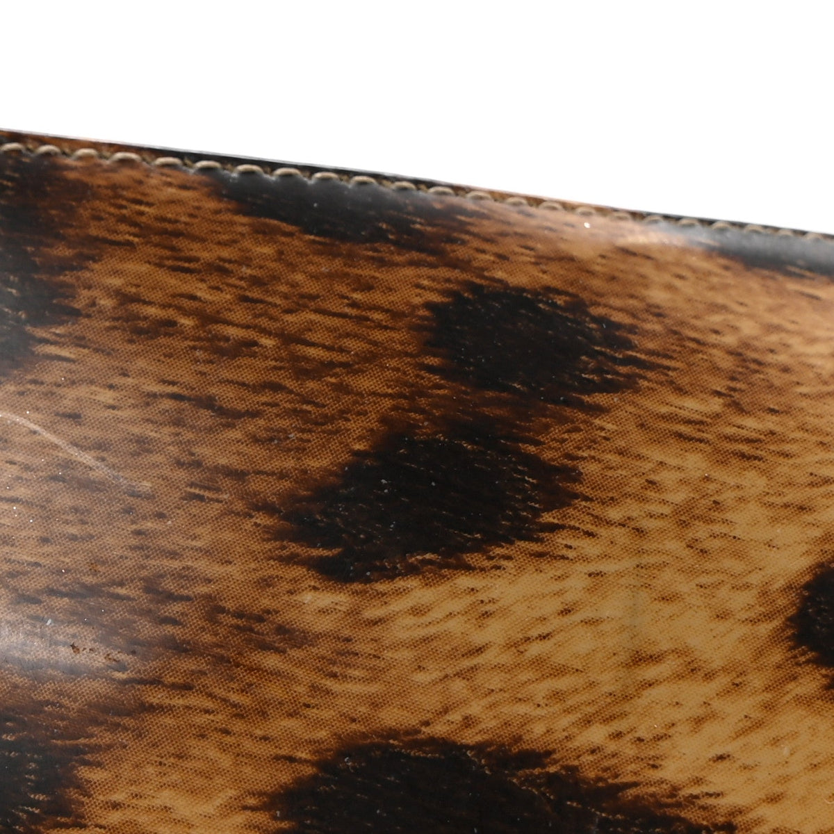 Patent Leopard Pilot 120 Pumps 36.5 Brown