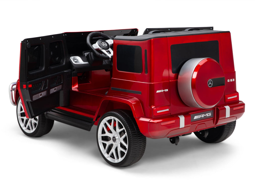 24V 2-Seater Mercedes-Benz G63 Kids Ride On Car / SUV with Remote Control - Red