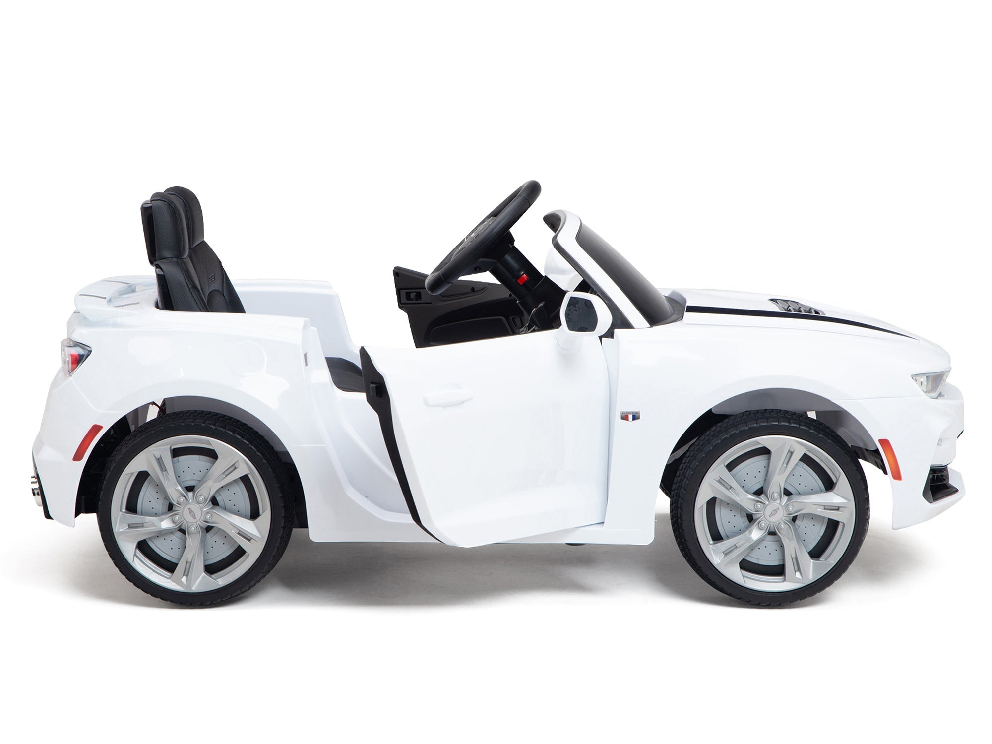 12V Chevrolet Camaro 2SS Kids Ride On Car with Remote Control - White