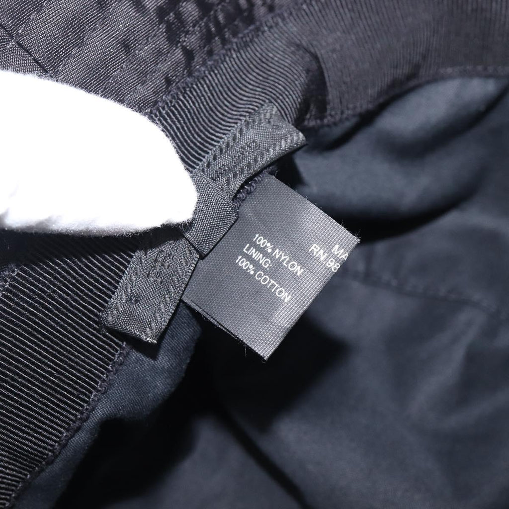 PRADA Bucket Hat Nylon L Black Auth hk4232V