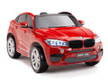 Two Seat BMW X6M Kids 12V Ride On Car with Remote - Red