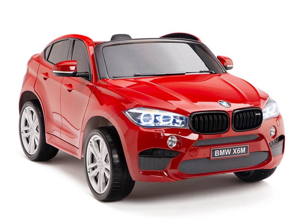 Two Seat BMW X6M Kids 12V Ride On Car with Remote - Red