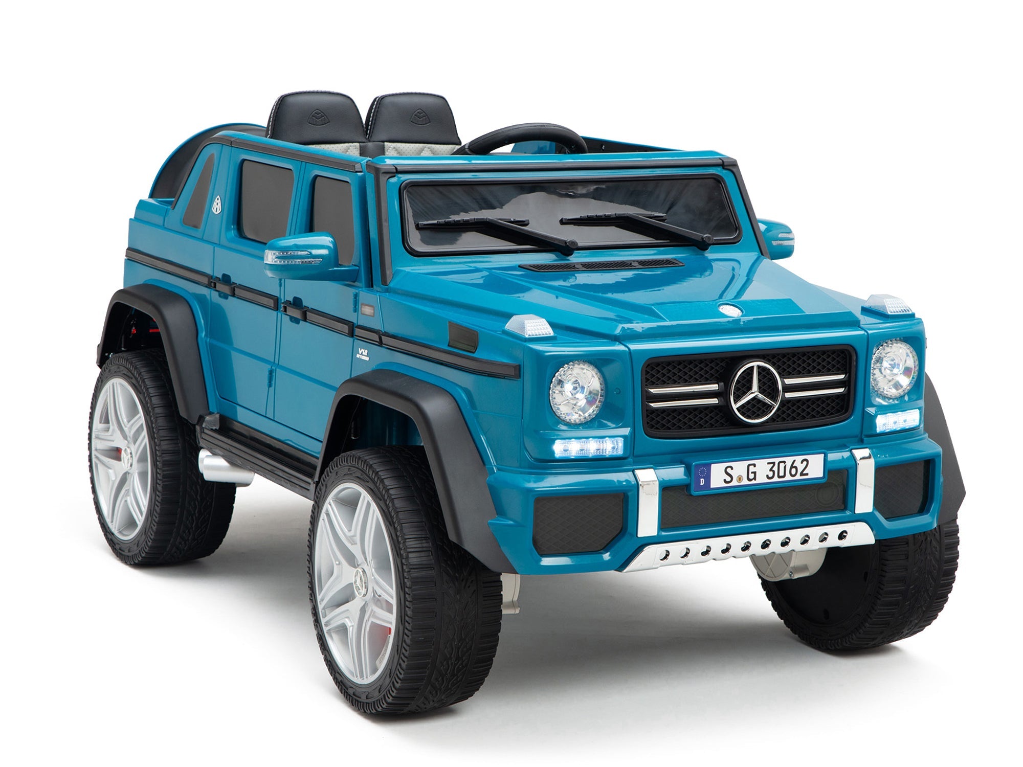 12V Mercedes-Maybach G650 Landaulet Kids Ride On Car/SUV with Remote - Blue