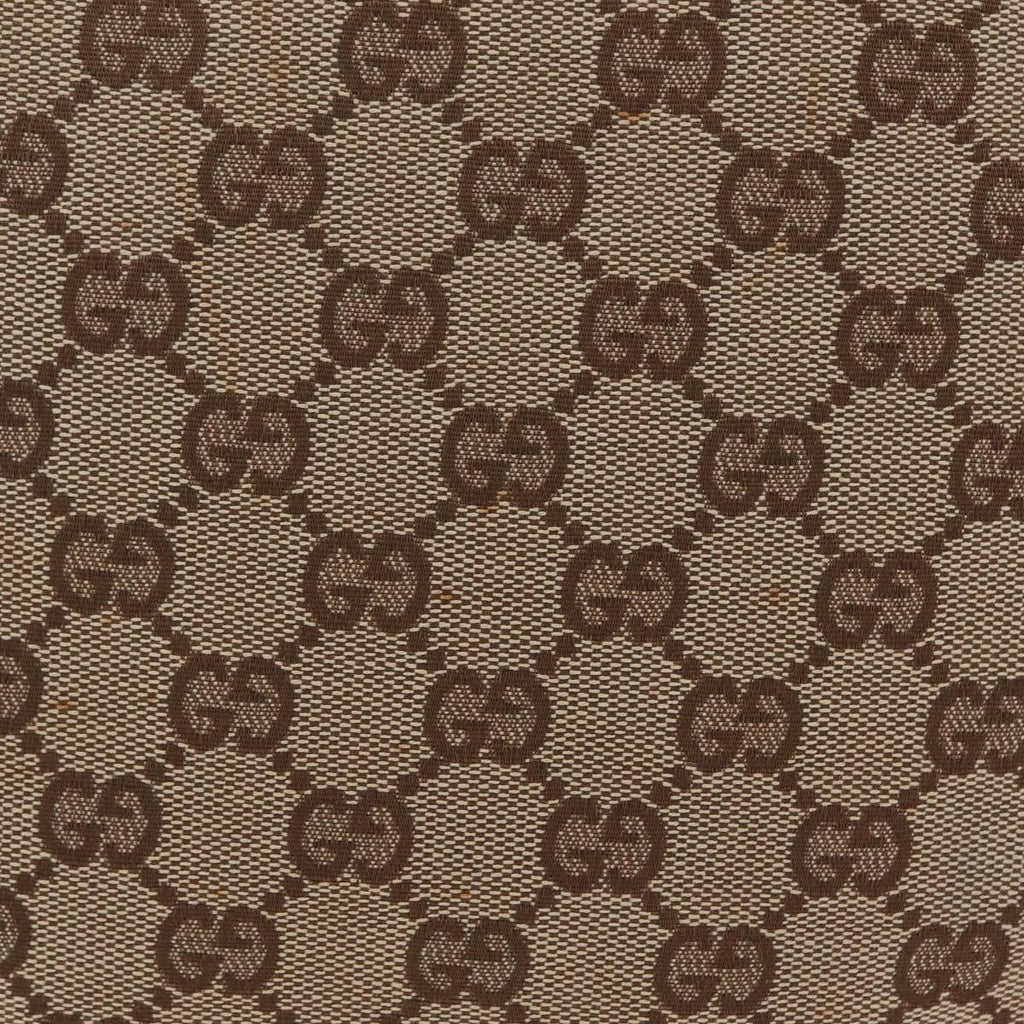 GUCCI GG Canvas Shoulder Bag Beige Gold 109106 Auth ka6563