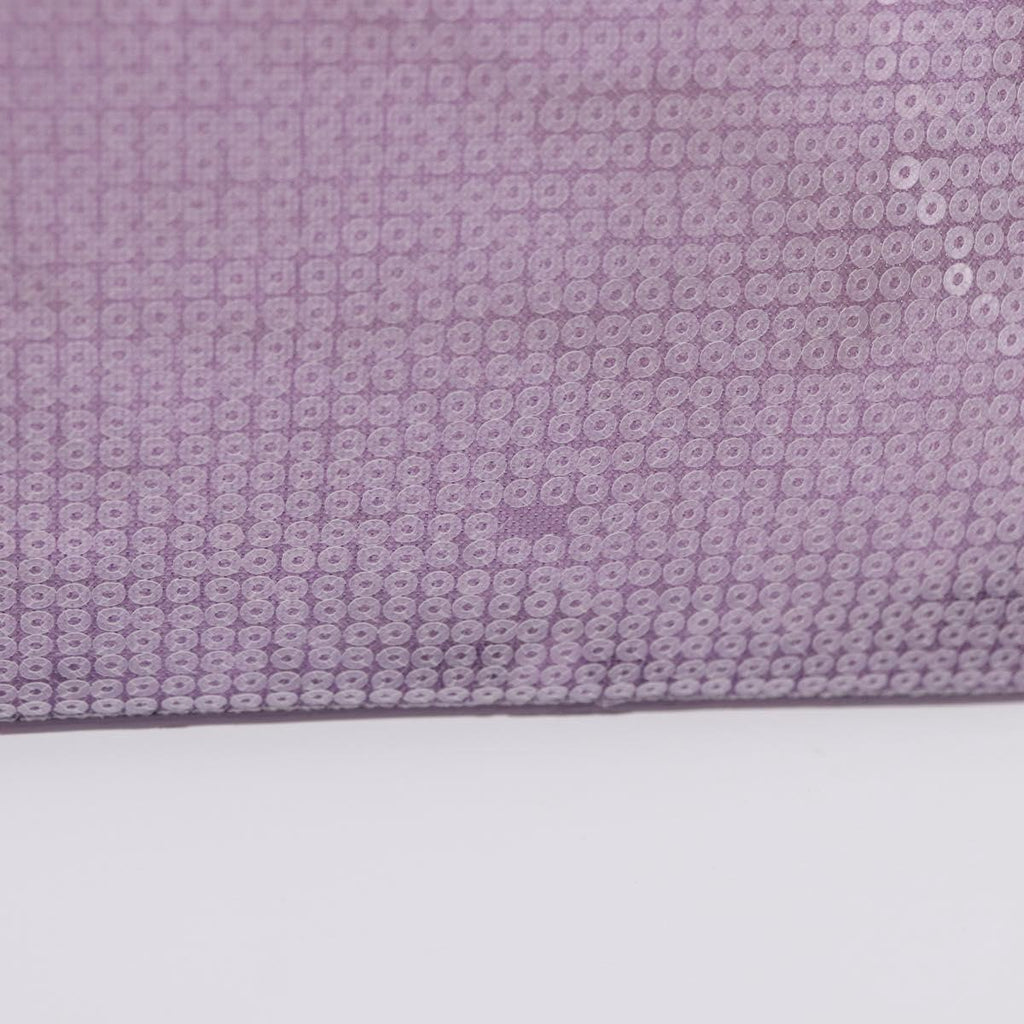PRADA Hand Bag Mesh Sequins Purple Silver Auth mr2840