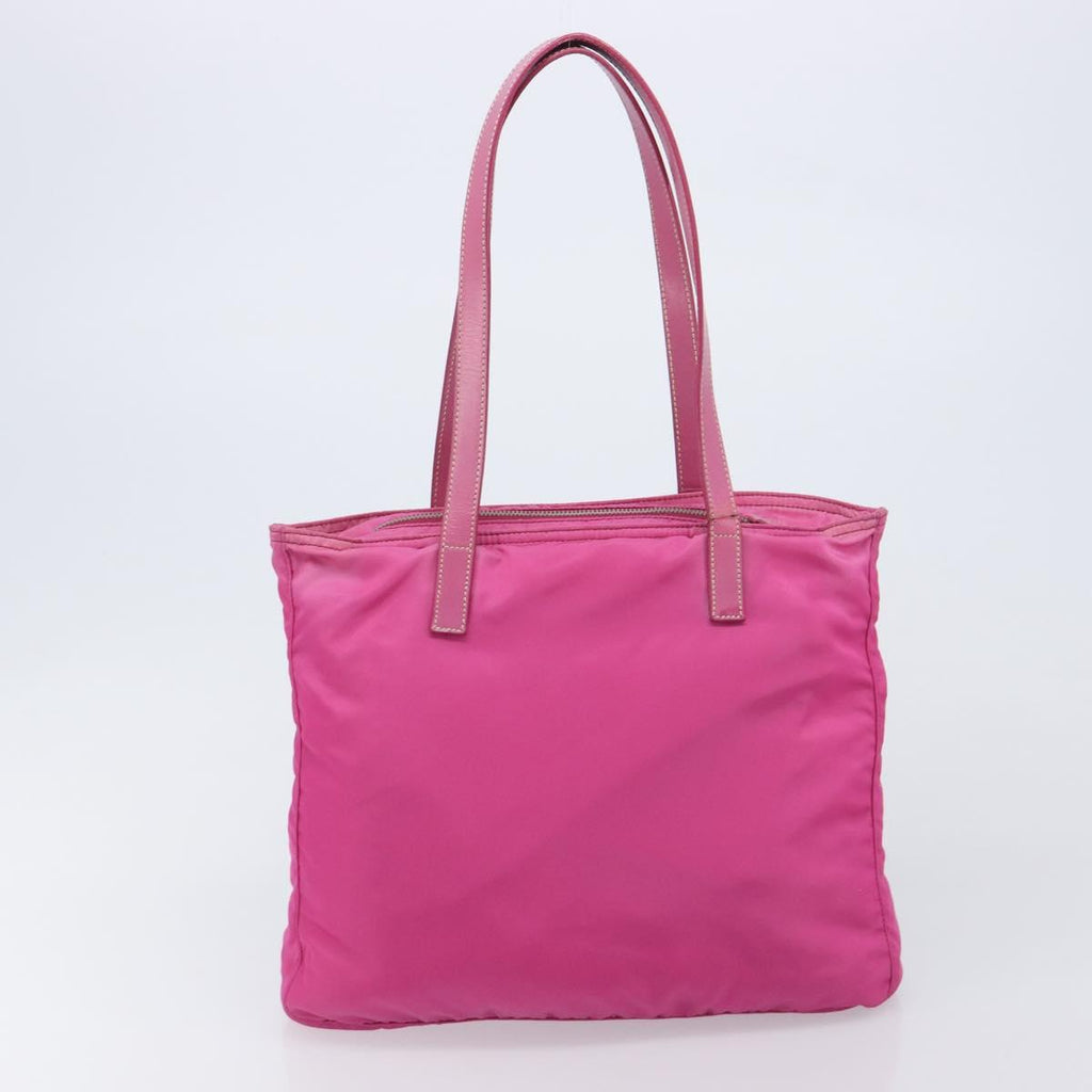 PRADA Tote Bag Nylon 2 Set Pink Black Auth mr3075