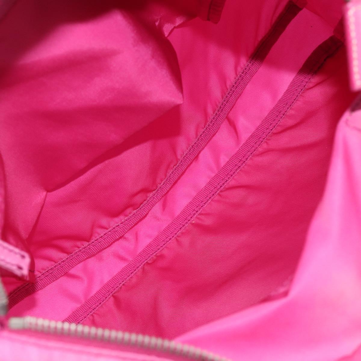 PRADA Tote Bag Nylon 2 Set Pink Black Auth mr3075