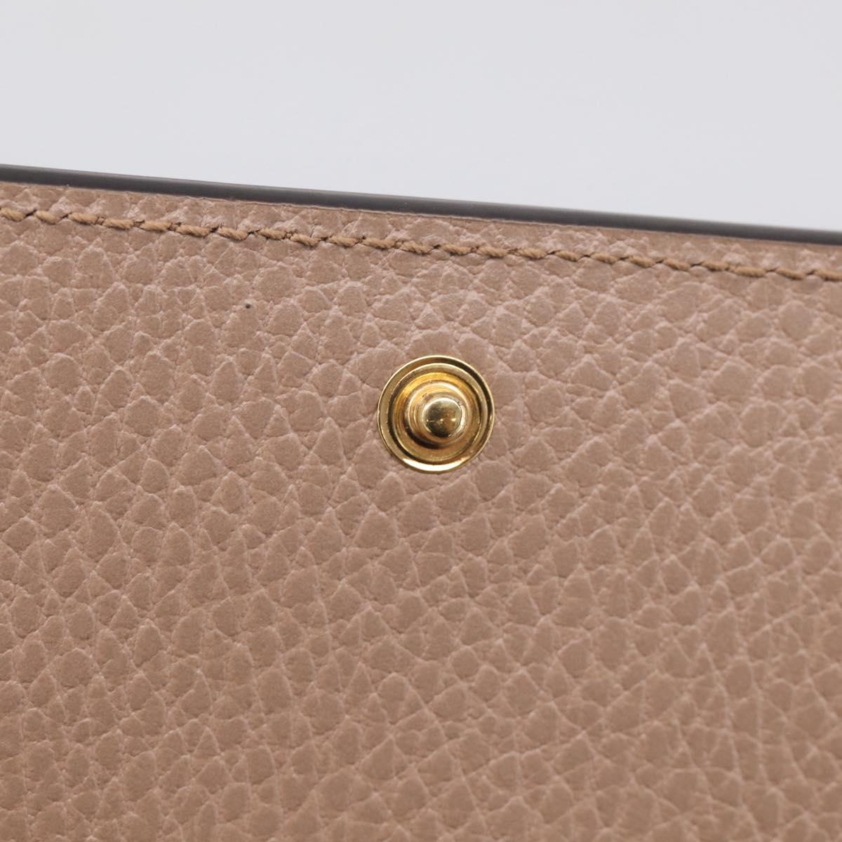 GUCCI Bifold Wallet Leather Pink Silver 598587 Auth mr3181A