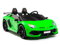 24V Lamborghini SVJ Ride On DRIFT Car with Remote Control - Green