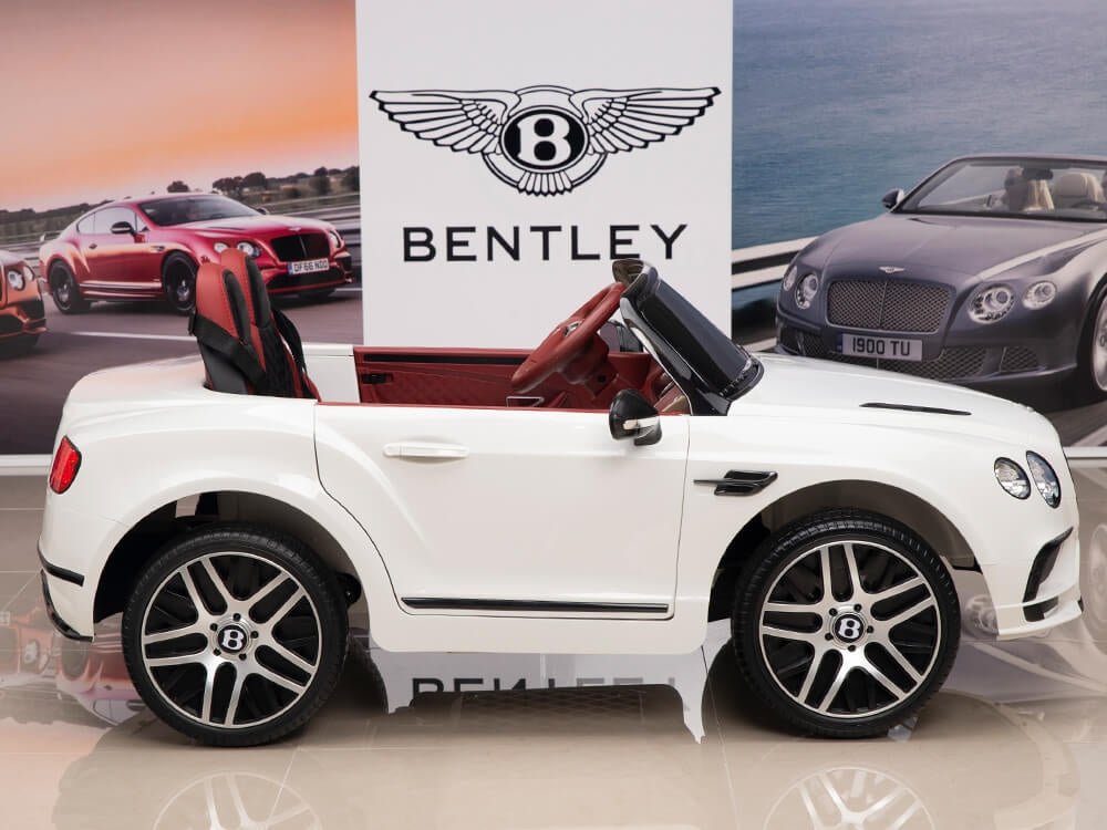 Bentley Continental Supersports 12V Ride On Childrens Electric Car with Remote - White