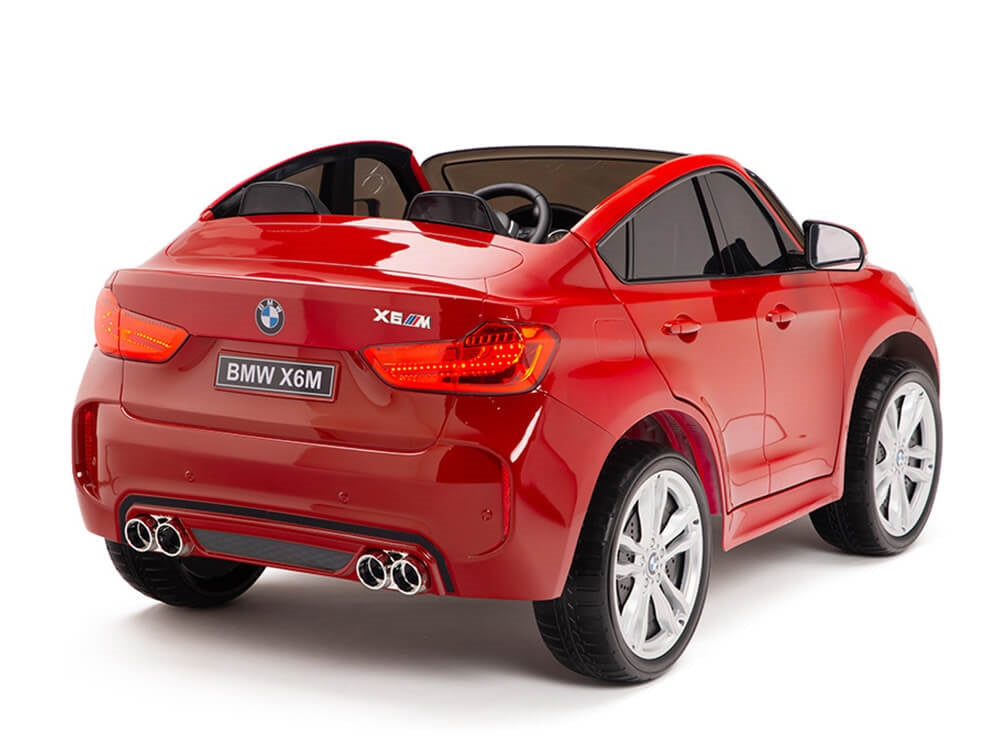 Two Seat BMW X6M Kids 12V Ride On Car with Remote - Red