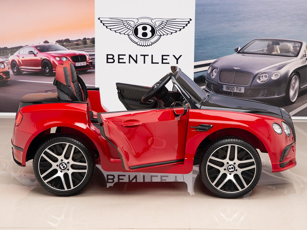 12V Bentley Continental Supersports Kids Electric Ride On Car with Remote - Red