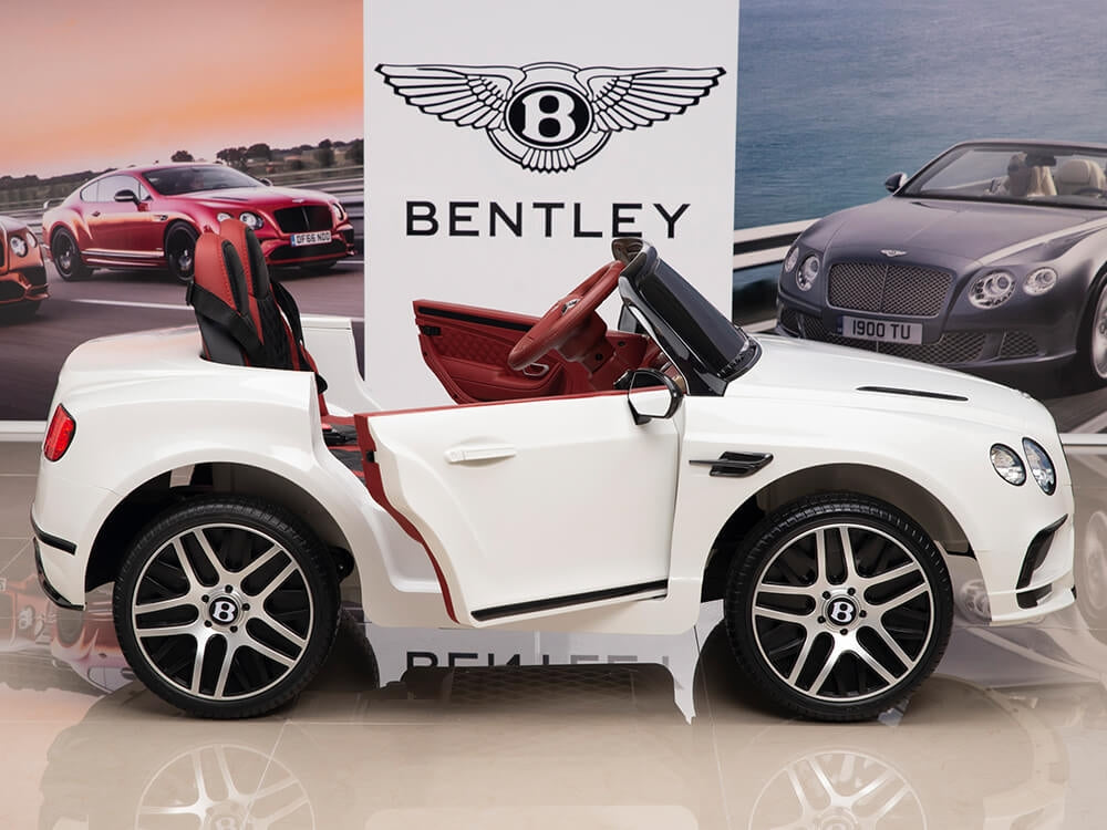 Bentley Continental Supersports 12V Ride On Childrens Electric Car with Remote - White