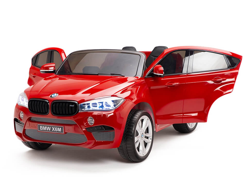 Two Seat BMW X6M Kids 12V Ride On Car with Remote - Red