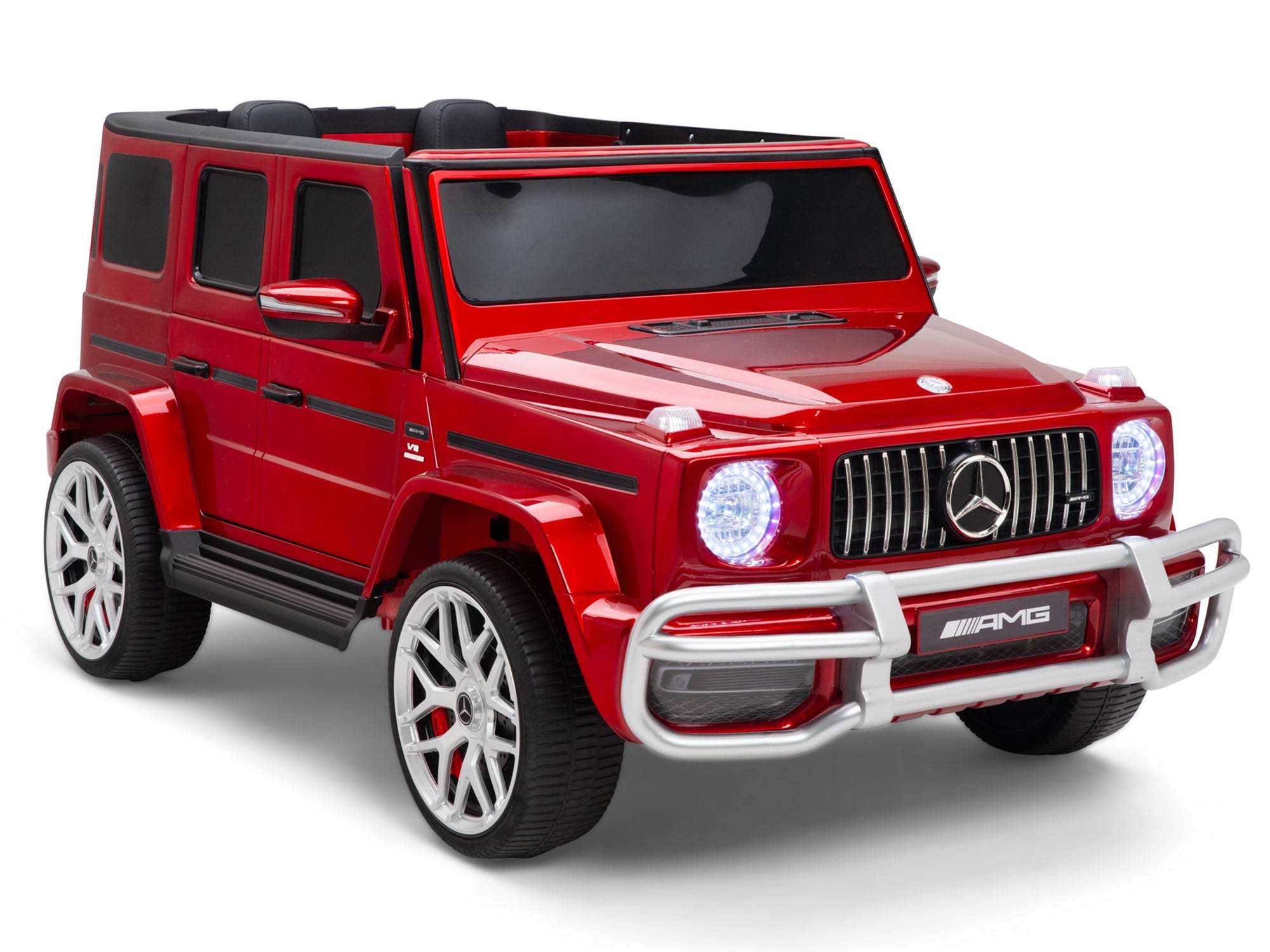 24V 2-Seater Mercedes-Benz G63 Kids Ride On Car / SUV with Remote Control - Red