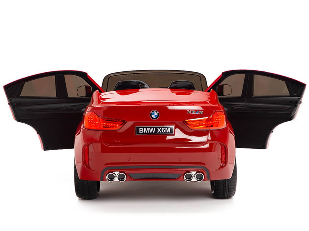 Two Seat BMW X6M Kids 12V Ride On Car with Remote - Red