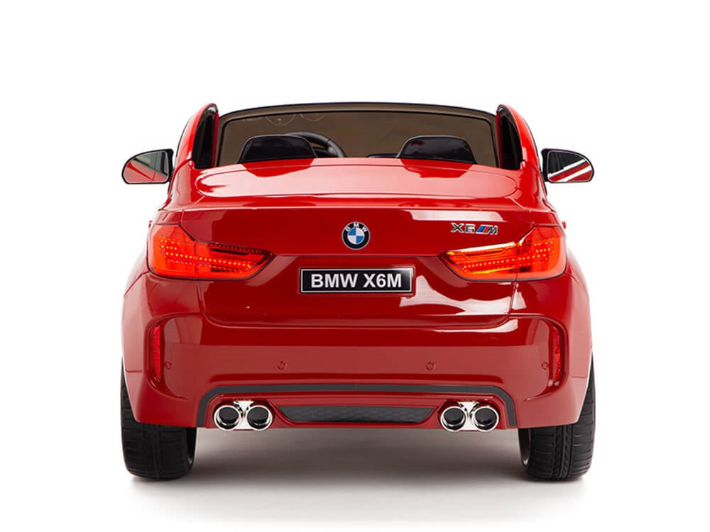 Two Seat BMW X6M Kids 12V Ride On Car with Remote - Red