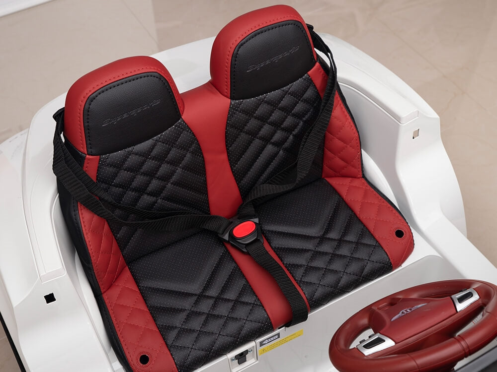 Bentley Continental Supersports 12V Ride On Childrens Electric Car with Remote - White